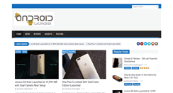 Desktop Screenshot of androidlaunches.com